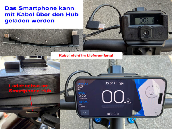 Adapter mit Ladekabel