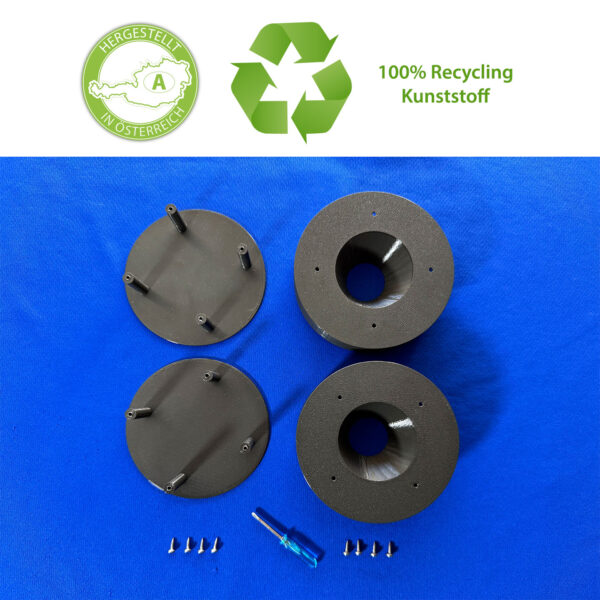 Wespenfalle alle Teile mit Siegel Made in Austria und 100% Recycling Kunststoff