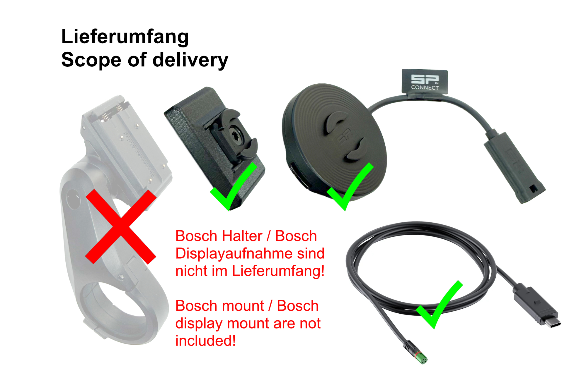 Adapter SP Connect Smart Lieferumfang